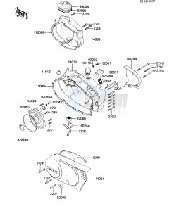 KD 80 M [KD80] (M8) [KD80] drawing ENGINE COVERS