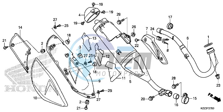 EXHAUST MUFFLER