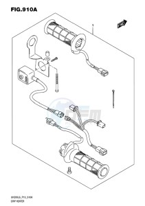 UH200 BURGMAN EU drawing GRIP HEATER SET (OPTIONAL)