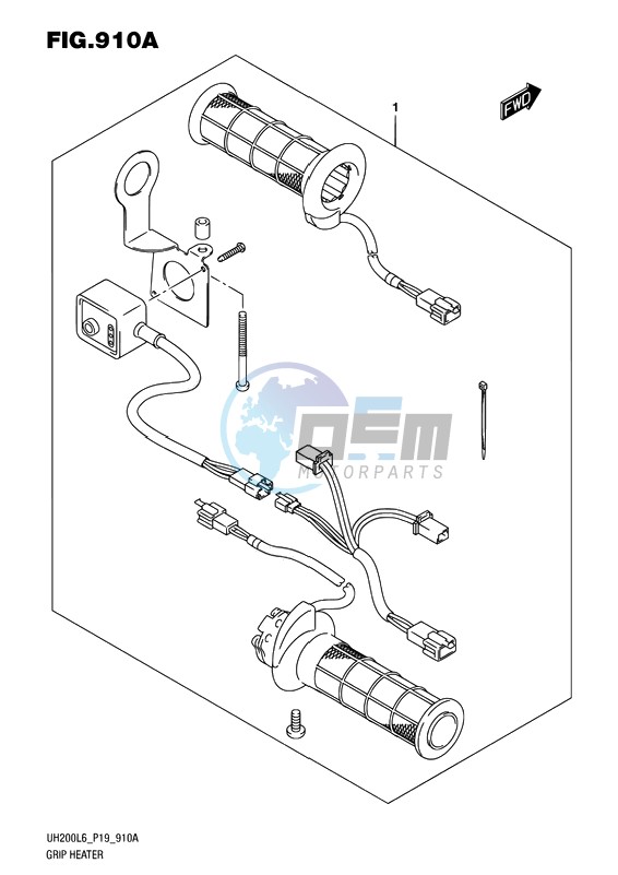 GRIP HEATER SET (OPTIONAL)