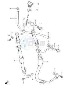 DR350 (E3) drawing OIL HOSE