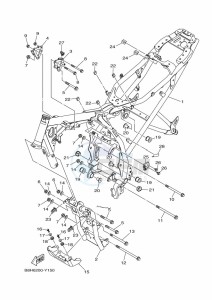 FZN250-A (B8H6) drawing FRAME