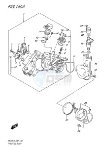 AN400 BURGMAN EU drawing THROTTLE BODY