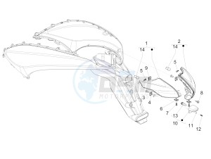 Beverly 350 4T ST ie ABS E4 300 (EMEA) drawing Rear headlamps - Turn signal lamps