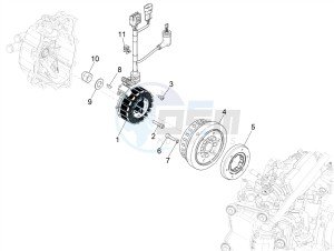 GTS 300 HPE 4T-4V IE ABS E4 (NAFTA) drawing Flywheel magneto