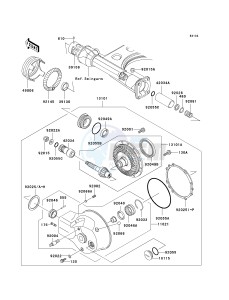 VN 1500 N [VULCAN 1500 CLASSIC FI] (N1-N3) [VULCAN 1500 CLASSIC FI] drawing DRIVE SHAFT_FINAL GEAR