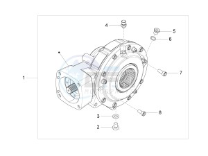 MGX 21 FLYING FORTRESS 1380 EMEA drawing Rear transmission / Components