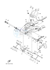 MTN1000 MT-10 (B67D) drawing REAR ARM