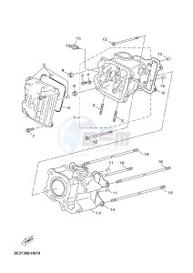 YN50F NEO'S 4 (2AC7 2AC7 2AC7) drawing CYLINDER HEAD