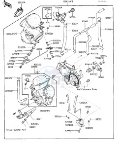 VN 750 A [VULCAN 750] (A2-A5) [VULCAN 750] drawing CARBURETOR