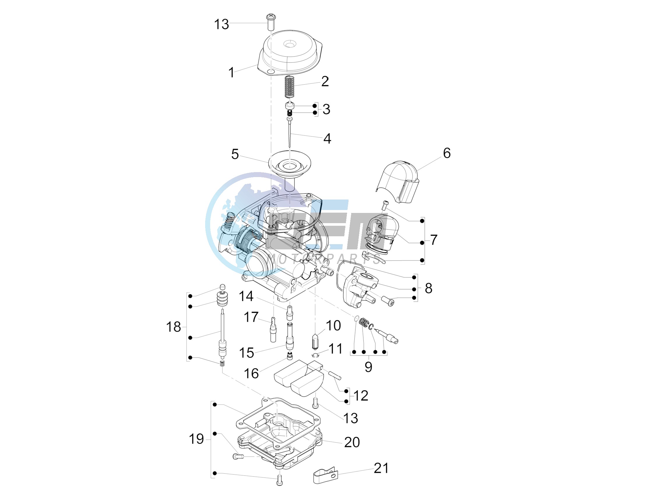 Carburetor's components