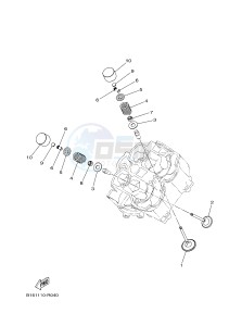 YFM700FWAD GRIZZLY 700 (B1AJ) drawing VALVE