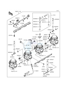 ZR 550 B [ZEPHYR] (B1-B4) [ZEPHYR] drawing CARBURETOR