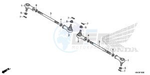 TRX500FE1F TRX500F Europe Direct - (ED) drawing TIE ROD