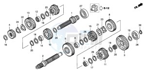 ST1300 drawing TRANSMISSION