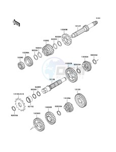 KX85 / KX85 II KX85A6F EU drawing Transmission