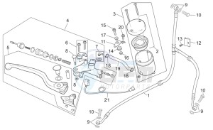 RSV 2 1000 drawing Front master brake cilinder