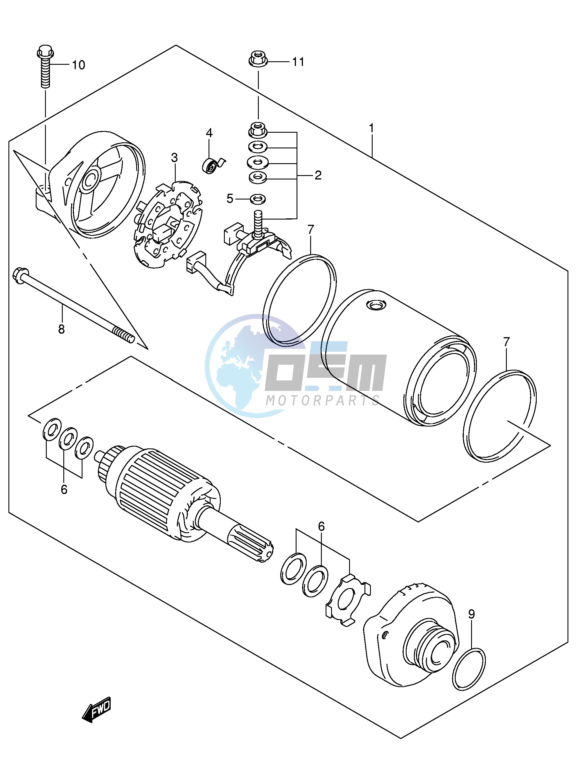 STARTING MOTOR