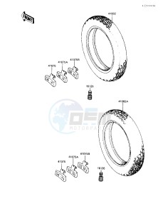 KZ 550 M [LTD SHAFT] (M1) [LTD SHAFT] drawing TIRES