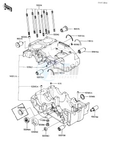 KZ 305 A [CSR] (A1-A2) [CSR] drawing CRANKCASE