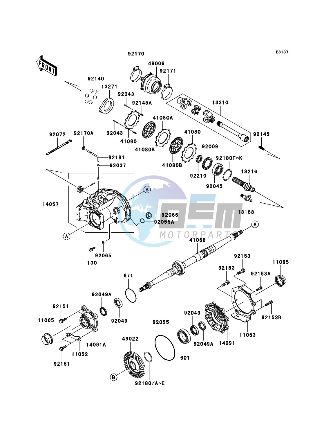 Drive Shaft-Rear