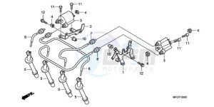 CB600F9 U / ABS ST drawing IGNITION COIL