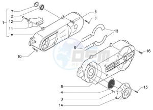 Beverly 500 (USA) USA drawing Crankcase Cooling