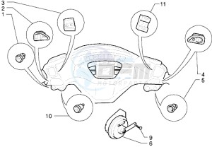 X9 125 drawing Electric devices-Horn