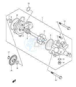 LT-A700X (E28-E33) drawing WATER PUMP