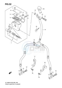 VL1500 (E3-E28) drawing FRONT MASTER CYLINDER (MODEL K5 K6)