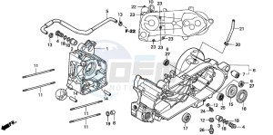 FES250 FORESIGHT drawing CRANKCASE