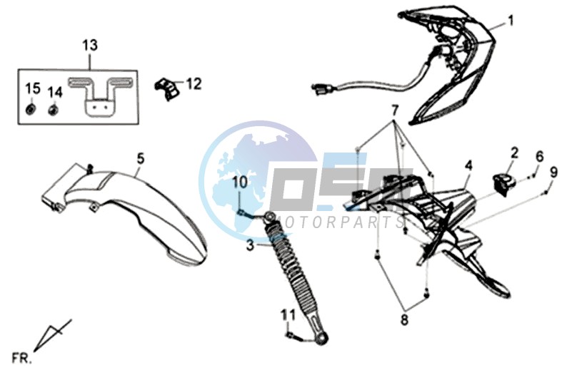 TAIL LIGHT - REAR SUSPENSION