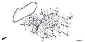 NSC50T2E NSC50T2E UK - (E) drawing LEFT SIDE COVER