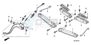 TRX420FAC drawing PEDAL/STEP