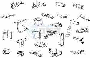 ATLANTIS BULLET - 50 cc VTHAL1AE2 Euro 2 2T AC CAN drawing Special tools (Positions)