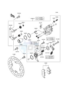 MULE PRO-DXT KAF1000BGF EU drawing Rear Brake