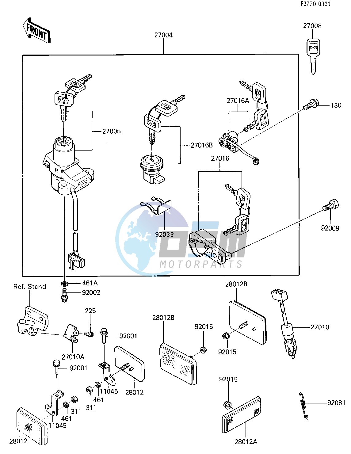 IGNITION SWITCH_LOCKS_REFLECTORS