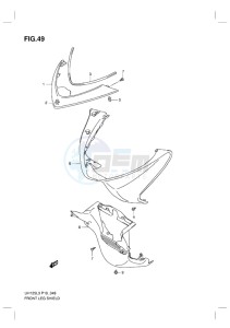 UH125 BURGMAN EU drawing FRONT LEG SHIELD