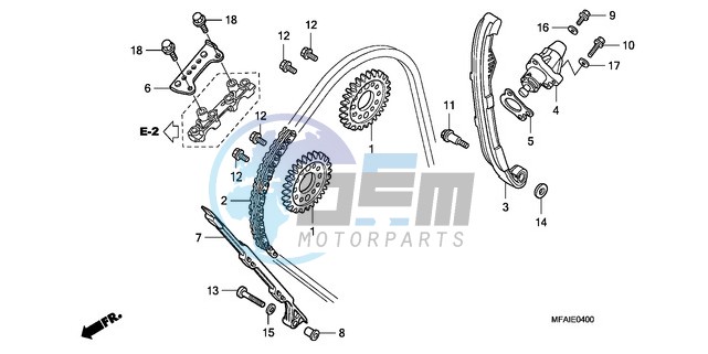 CAM CHAIN/TENSIONER