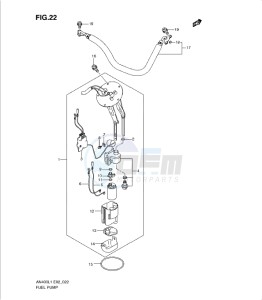 AN400Z drawing FUEL PUMP