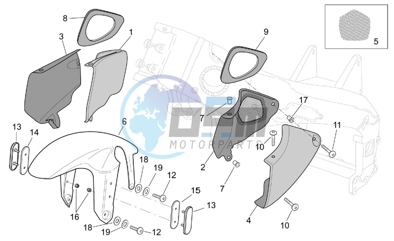 Front body - Front mudguard