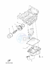 XSR700 MTM690D-U (BCP1) drawing OIL CLEANER