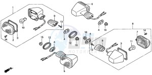 CBR900RE drawing WINKER (1)