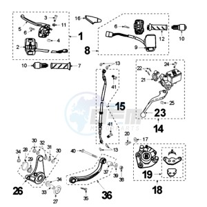 FIGHT W3A drawing BRAKE SYSTEM