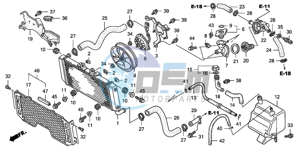 RADIATOR (CB1300A/SA)