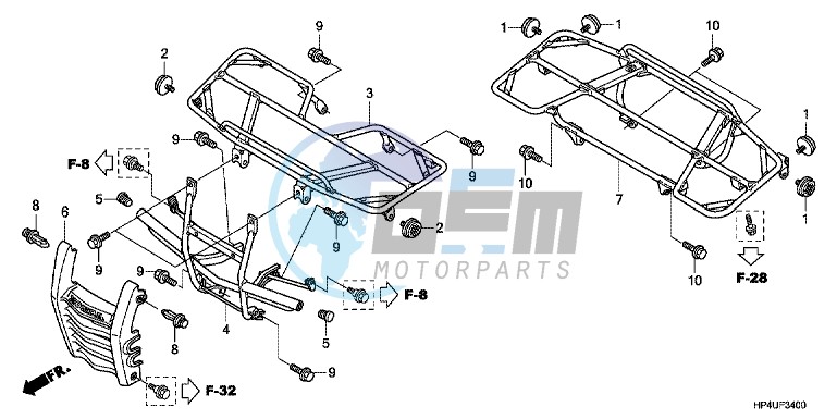 RIGHT CRANKCASE COVER (NC750X/XA)