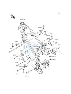 KLX125 KLX125CGF XX (EU ME A(FRICA) drawing Engine Mount