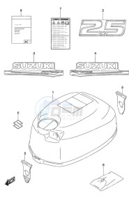 DF 2.5 drawing Engine Cover