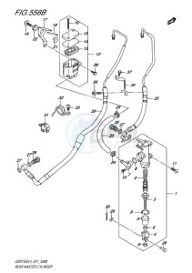 GSR750Z ABS EU drawing REAR MASTER CYLINDER