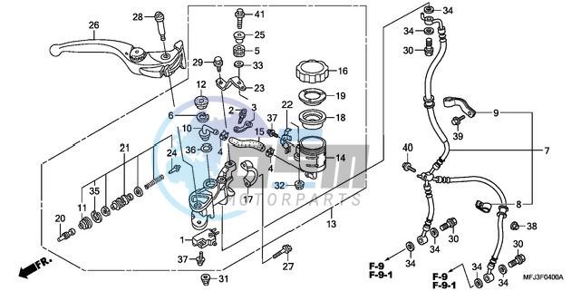 FR. BRAKE MASTER CYLINDER (CBR600RR)